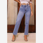 CALÇA JEANS MOM BARRA NORMAL 201007C REVANCHE