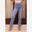 CALÇA JEANS MOM BARRA NORMAL 201007C REVANCHE