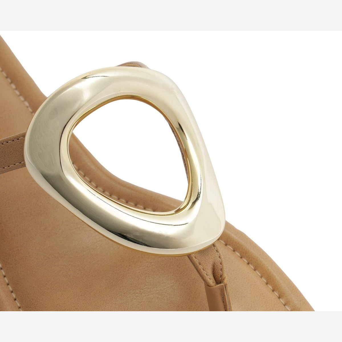 SANDÁLIA RASTEIRA DETALHE METAL BEGE C 30248 0058 0001 ANACAPRI