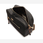 BOLSA TIRACOLO MÉDIA NYLON ALÇA FITA PRETA C 50039 0015 0003 ANACAPRI
