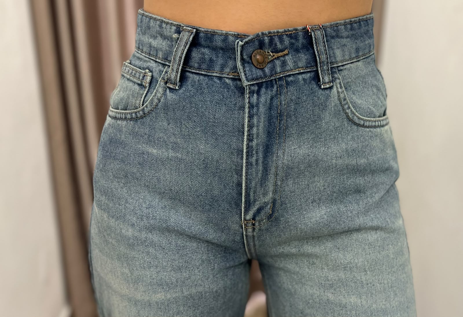 Calça Feminina Alcance ref. JEANS PANTALONA - VintedoisK