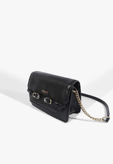 Bolsa Tiracolo Couro Detalhe Cinto Preta S 50021 0015 0001 Schutz
