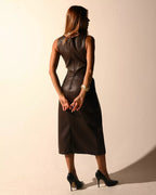 Saia Feminina Amicia ref. CONJUNTO COURO - VintedoisK
