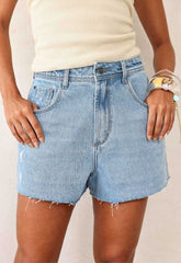 SHORTS JEANS CLARO MOM PUIDOS 8047 ALCANCE