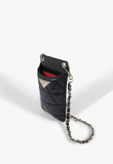 Porta Cartão Celular 944 Couro Preto S 50018 2870 0001 Schutz