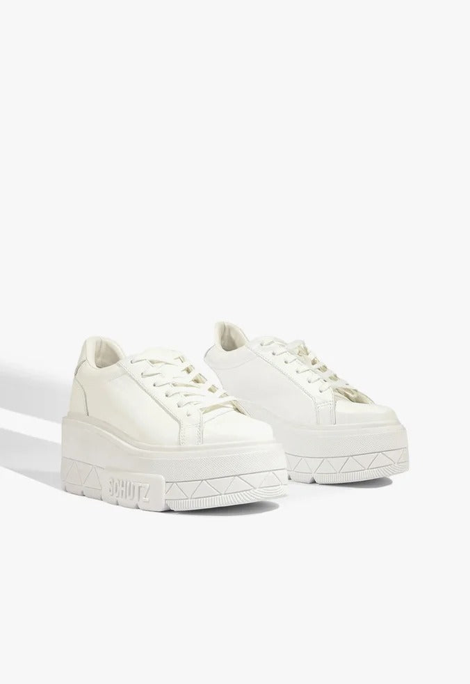 TÊNIS PLATAFORMA COURO BRANCO S 21547 0021 0005 SCHUTZ Imagem secundária do produto