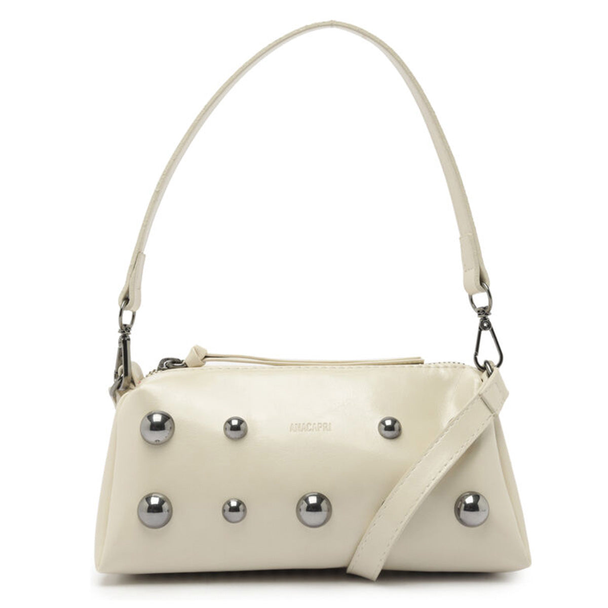 BOLSA TIRACOLO MODERNA TACHAS BRANCA C 50002 0140 0002 ANACAPRI