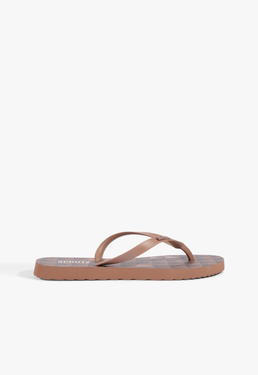CHINELO TRIANGLE MARROM S 22296 0008 0005 SCHUTZ