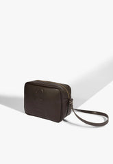 BOLSA TIRACOLO PEQUENA TASSY MARROM ESCURA S 50015 0392 0061 SCHUTZ