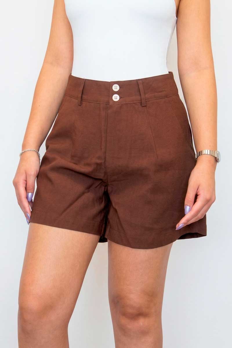 Shorts Feminino Revanche ref. SHORTS ALFAIATARIA - VintedoisK Imagem principal do produto