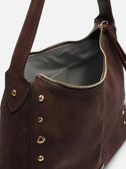 BOLSA HOBO MARROM ACAMURÇADA GRANDE REBITES A 50011 0961 0003 AREZZO