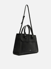 BOLSA TOTE PRETA GRANDE DETALHE CAMURÇA A 50023 0786 0001 AREZZO
