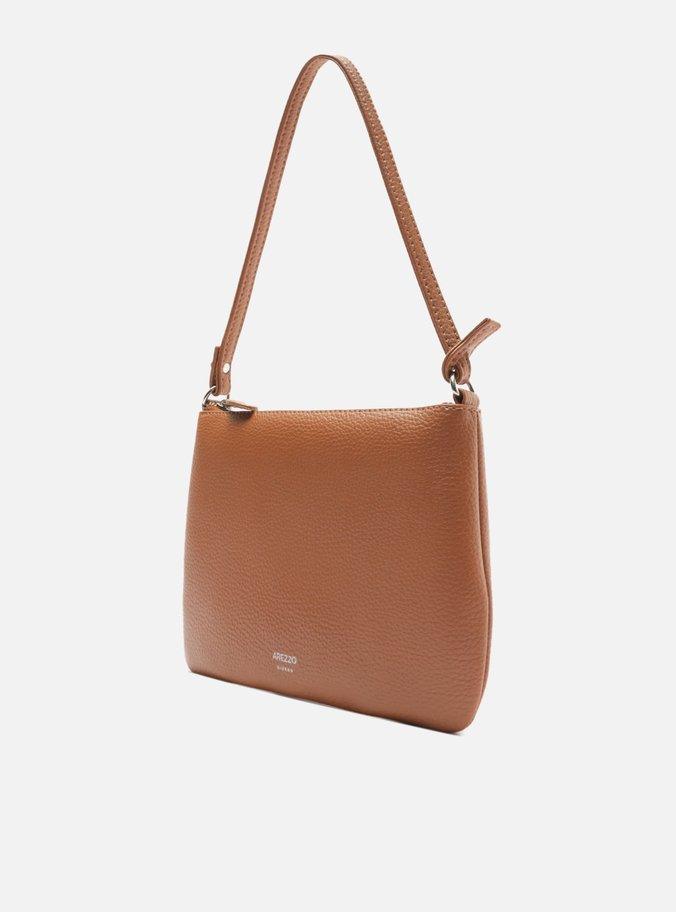 BOLSA TIRACOLO MARROM CARAMEL LUISA PEQUENA A 50023 0503 0069 AREZZO - Vintedoisk