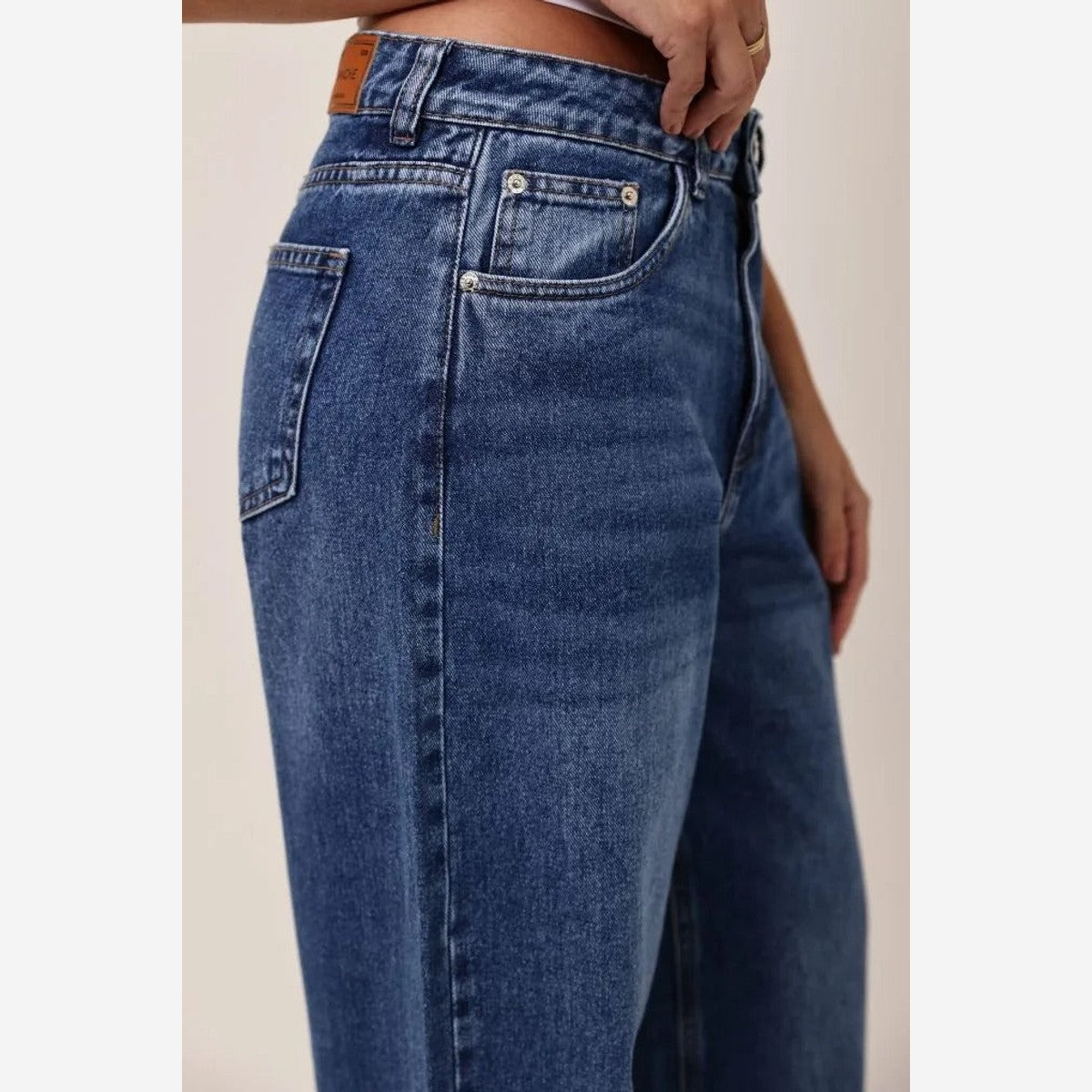 CALÇA JEANS BAGGY BARRA NORMAL CAFEM00444 REVANCHE