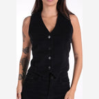 BLUSA COLETE RECORTES VELUDO COFEM00027 REVANCHE