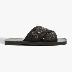 SANDÁLIA RASTEIRA X SCHUTZ LOGO PRETA S 20889 0021 0001 SCHUTZ