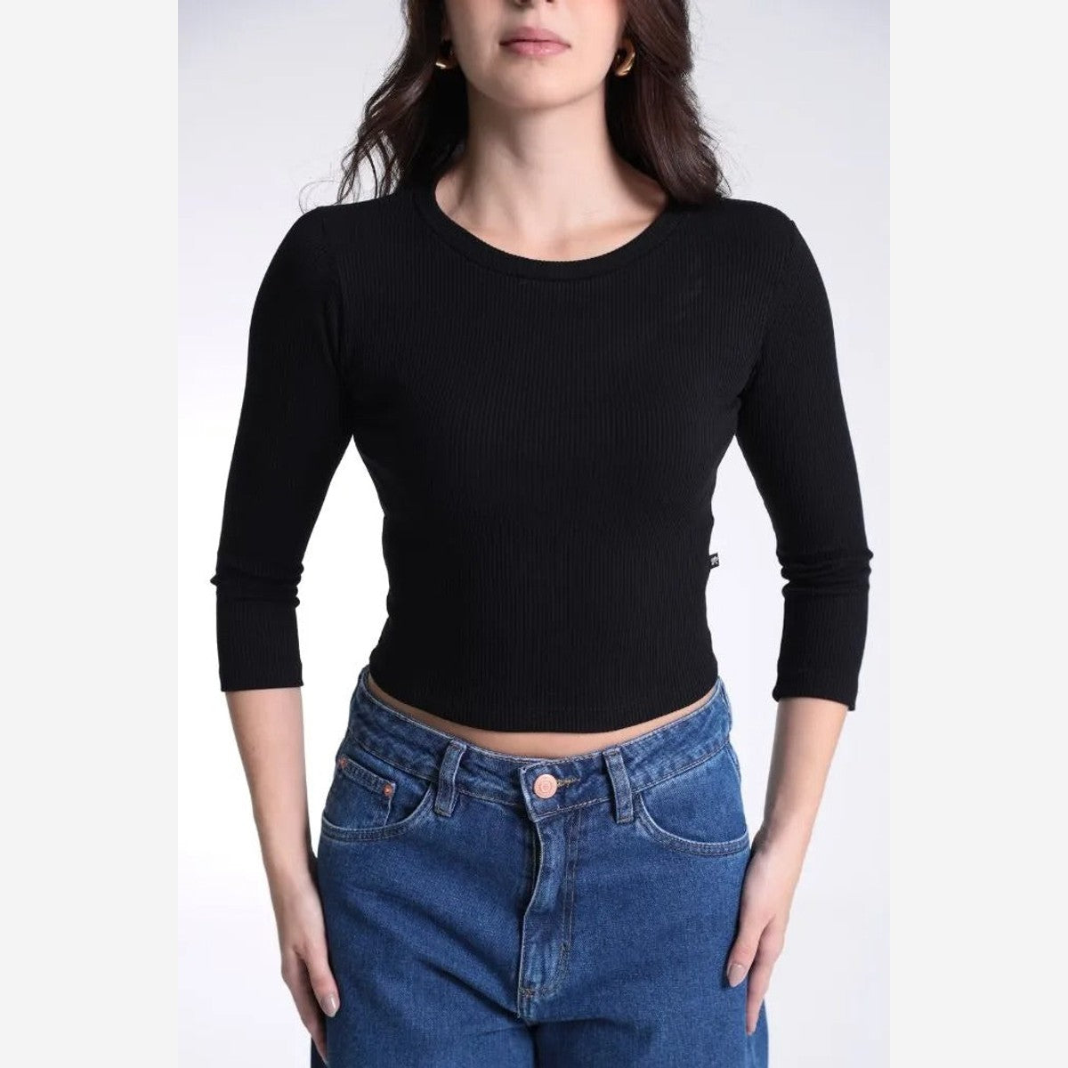 BLUSA CANELADA MANGA 3/4 BLFEM00232 REVANCHE