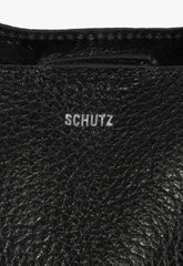 BOLSA TOTE PEQUENA COURO PRETA S 50018 3096 0004 SCHUTZ