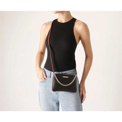 BOLSA TIRACOLO MÉDIA CORRENTE PRETA C 50001 0198 0001 ANACAPRI