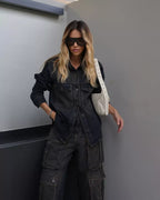 Camisa Feminino Alcance ref. CAMISA JEANS - VintedoisK