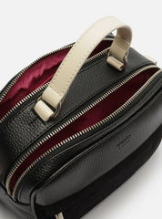 BOLSA TIRACOLO PRETA PRIONE MÉDIA A 50011 0235 0115 AREZZO