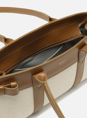 BOLSA TOTE MARROM LINHO MÉDIA TIRAS A 50011 0976 0002 AREZZO