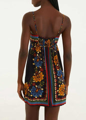 VESTIDO CURTO LENÇO LATINA 343123 FARM RIO