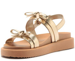 SANDÁLIA PAPETE LAÇOS DOURADA C 30741 0006 0004 ANACAPRI