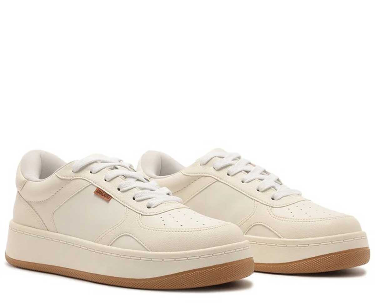 Tênis Feminina ANACAPRI ref. AC28 BRANCO - VintedoisK