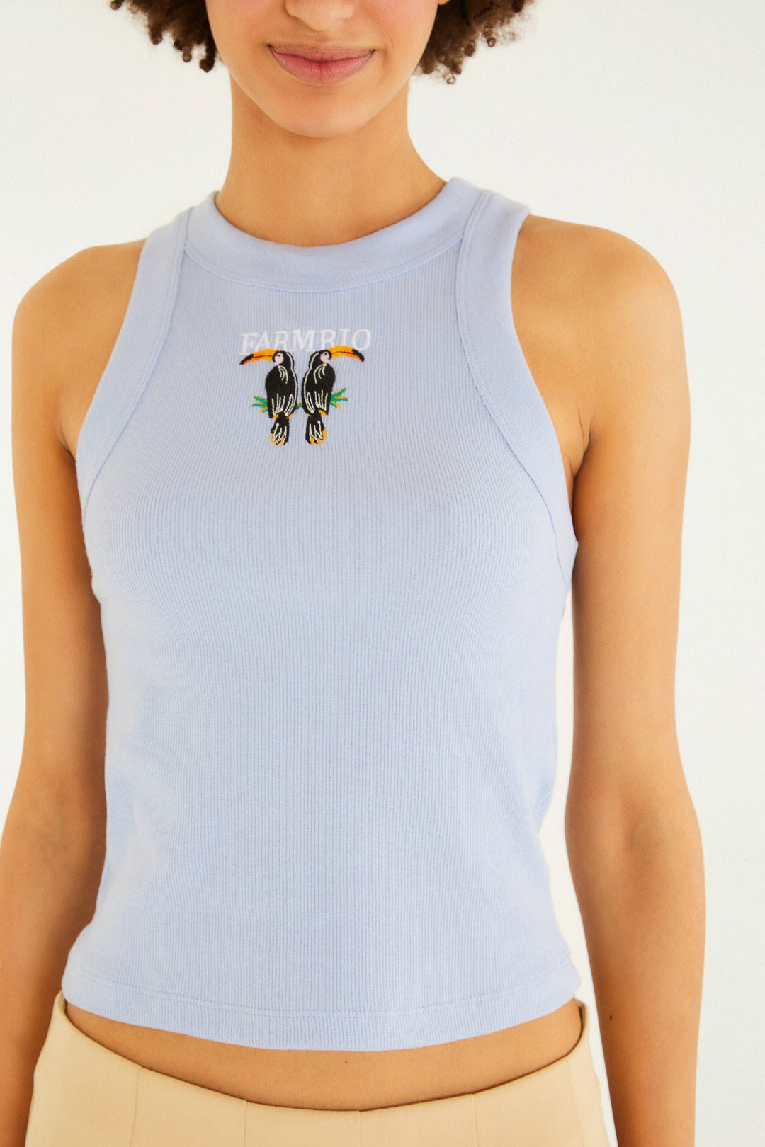 Blusa Feminina Farm rio ref. BLUSA REGATA - VintedoisK