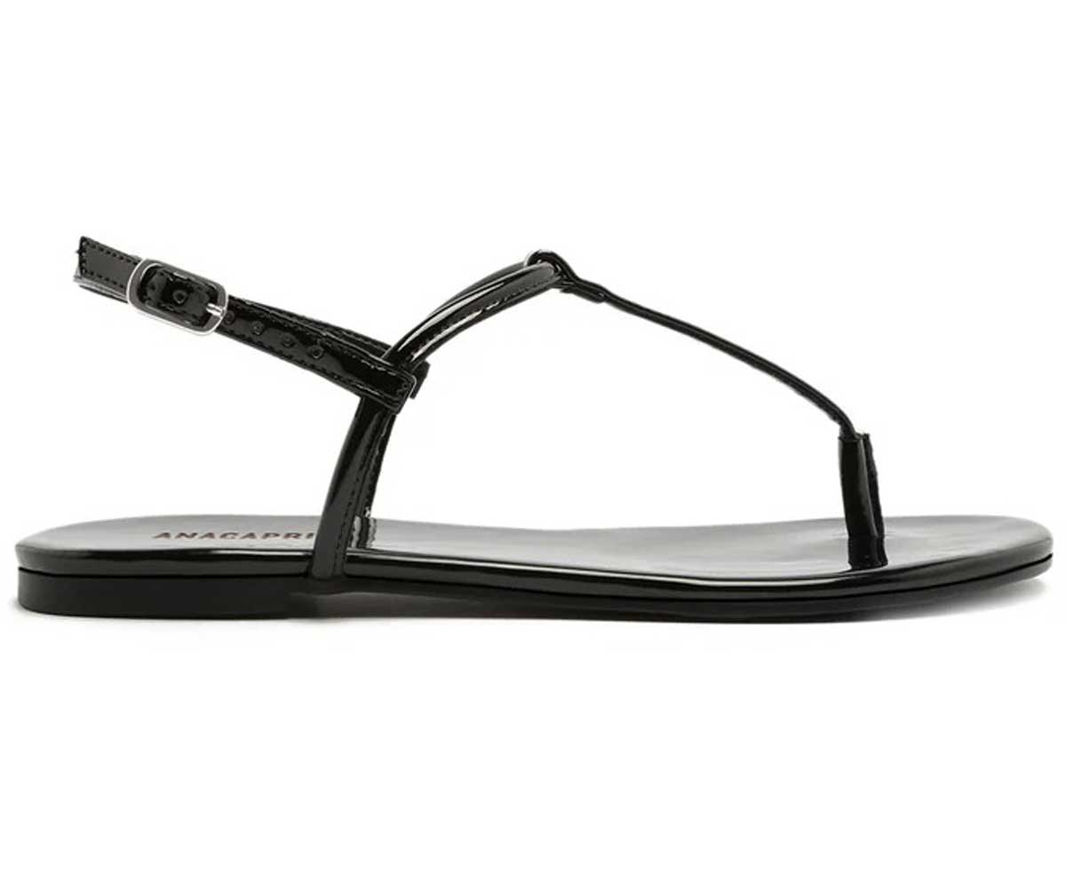 SANDÁLIA RASTEIRA SLIM PRETA C 00294 0011 0038 ANACAPRI