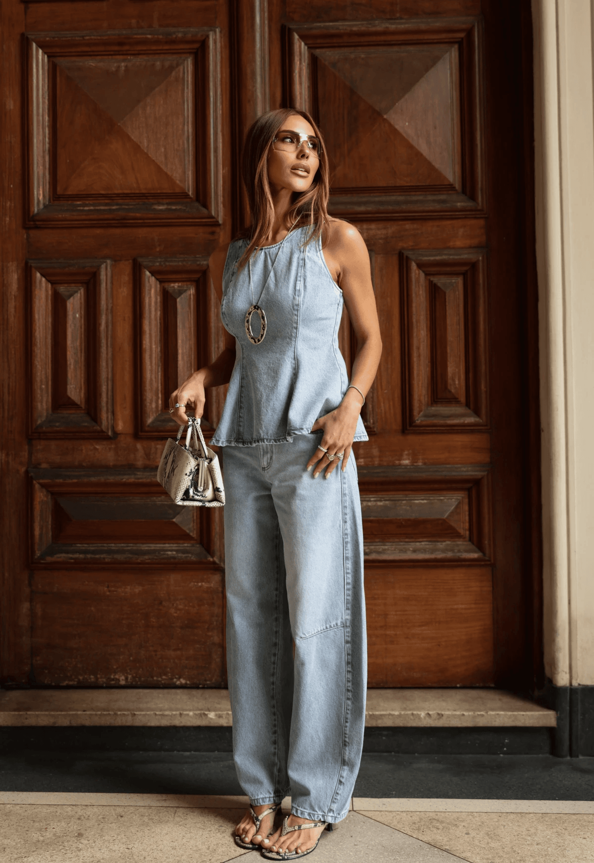 Blusa Feminina Alcance ref. BLUSA JEANS - VintedoisK