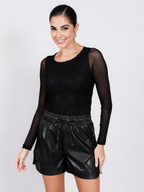 Shorts Feminino Skenn ref. SHORTS COURO - VintedoisK