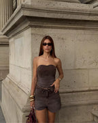 Shorts Feminino Alcance ref. SHORT JEANS - VintedoisK