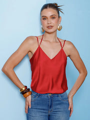 BLUSA REGATA CETIM CHIC 403182 SKENN