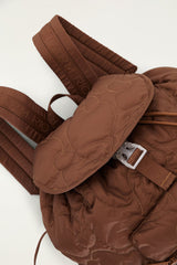 BOLSA FARM PIPOCA LISOS PUFFER MARROM TE 78328305B FARM