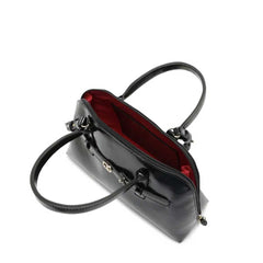 BOLSA PRETA TOTE MÉDIA ENVERNIZADA C 50002 0123 0001 ANACAPRI