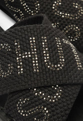 SANDÁLIA RASTEIRA X SCHUTZ LOGO PRETA S 20889 0021 0001 SCHUTZ