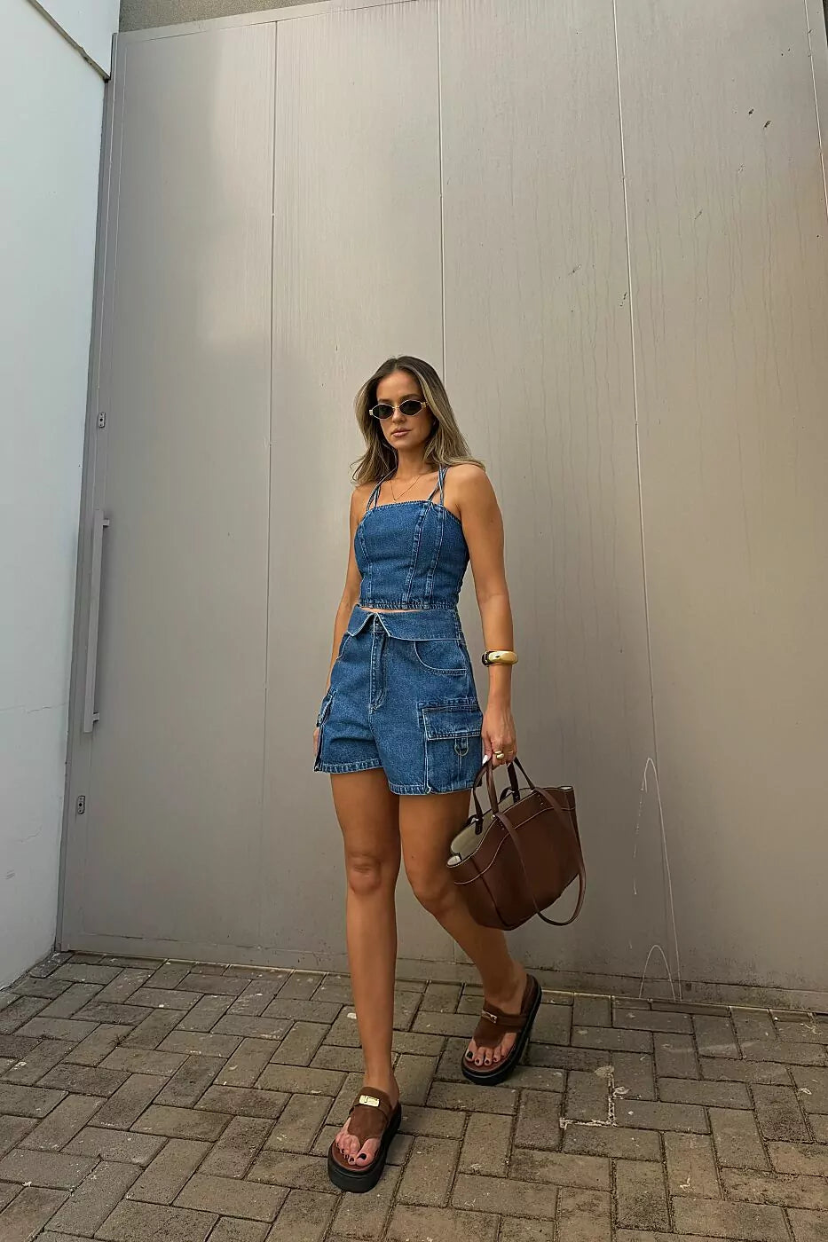 Shorts Feminino Alcance ref. SHORTS JEANS - VintedoisK