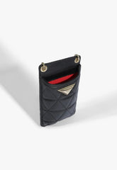 Porta Cartão Celular 944 Couro Preto S 50018 2870 0001 Schutz