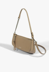 BOLSA TIRACOLO MINI TINA VERNIZ MARROM S 50015 0712 0055 SCHUTZ