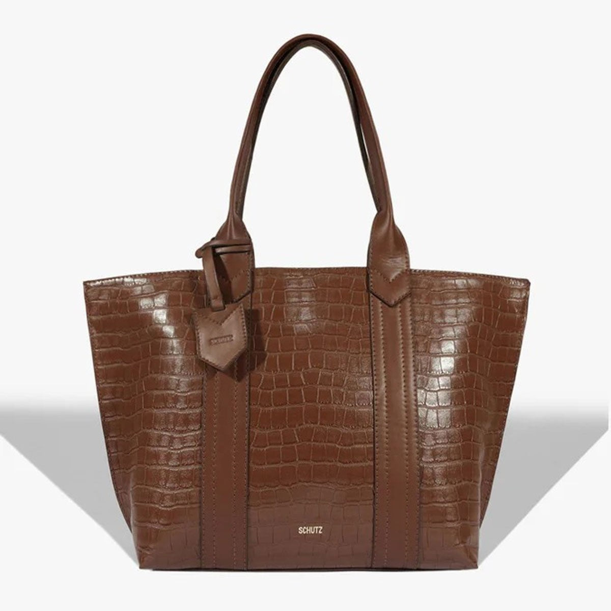 BOLSA SHOPPING NAY CROCO MARROM S 50015 0839 0003 SCHUTZ Imagem principal do produto