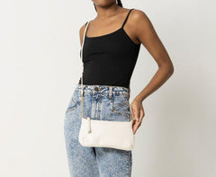 BOLSA CROSSBODY BRANCA TÓQUIO PEQUENA C 50016 0350 0005 ANACAPRI - Vintedoisk