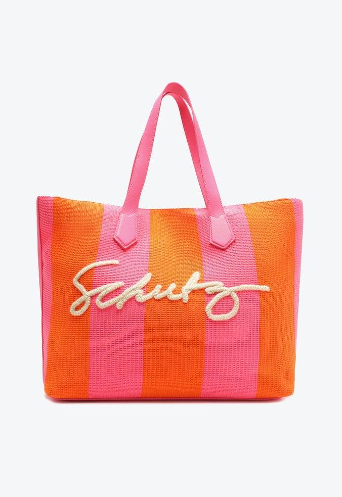 BOLSA GRANDE SHOPPING BEACHY ROSA E LARANJA S 50010 0557 0002 SCHUTZ - Vintedoisk