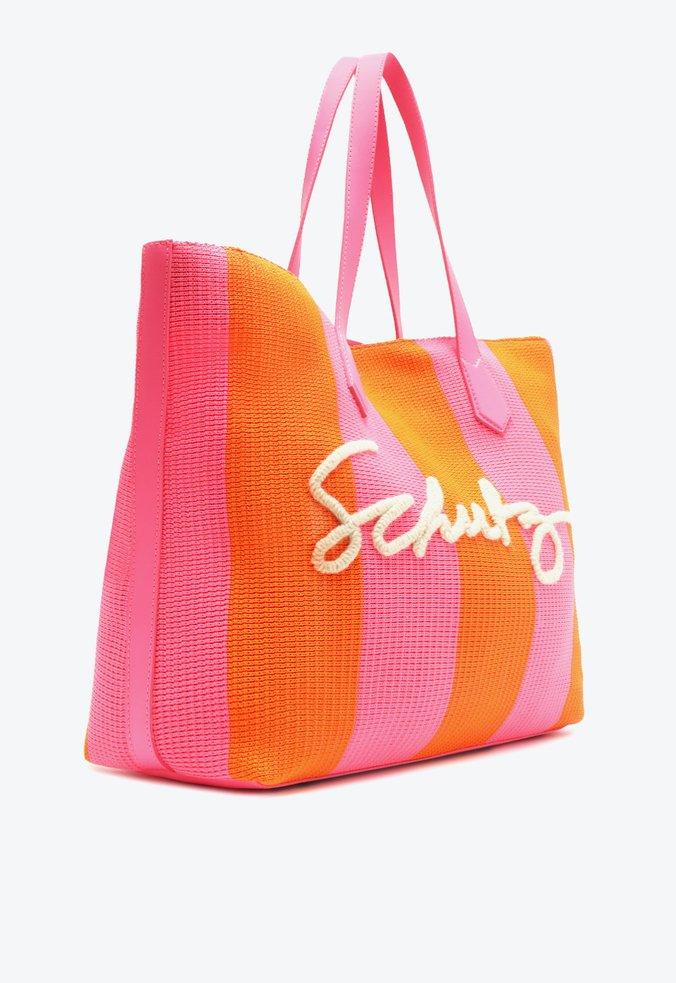 BOLSA GRANDE SHOPPING BEACHY ROSA E LARANJA S 50010 0557 0002 SCHUTZ - Vintedoisk