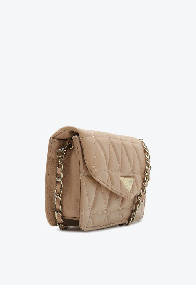 BOLSA PEQUENA TIRACOLO 944 MATELASSÊ BEGE S 50018 1206 0019 SCHUTZ - Vintedoisk
