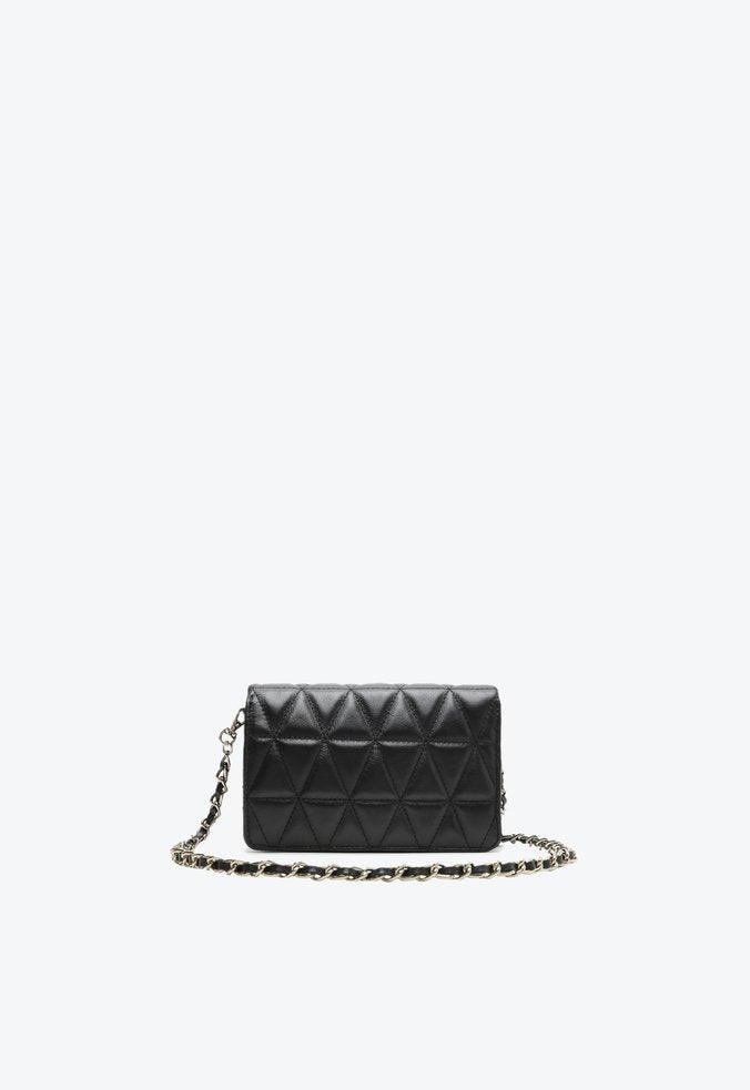 BOLSA PEQUENA TIRACOLO 944 MATELASSÊ PRETA S 50018 1206 0005 SCHUTZ - Vintedoisk