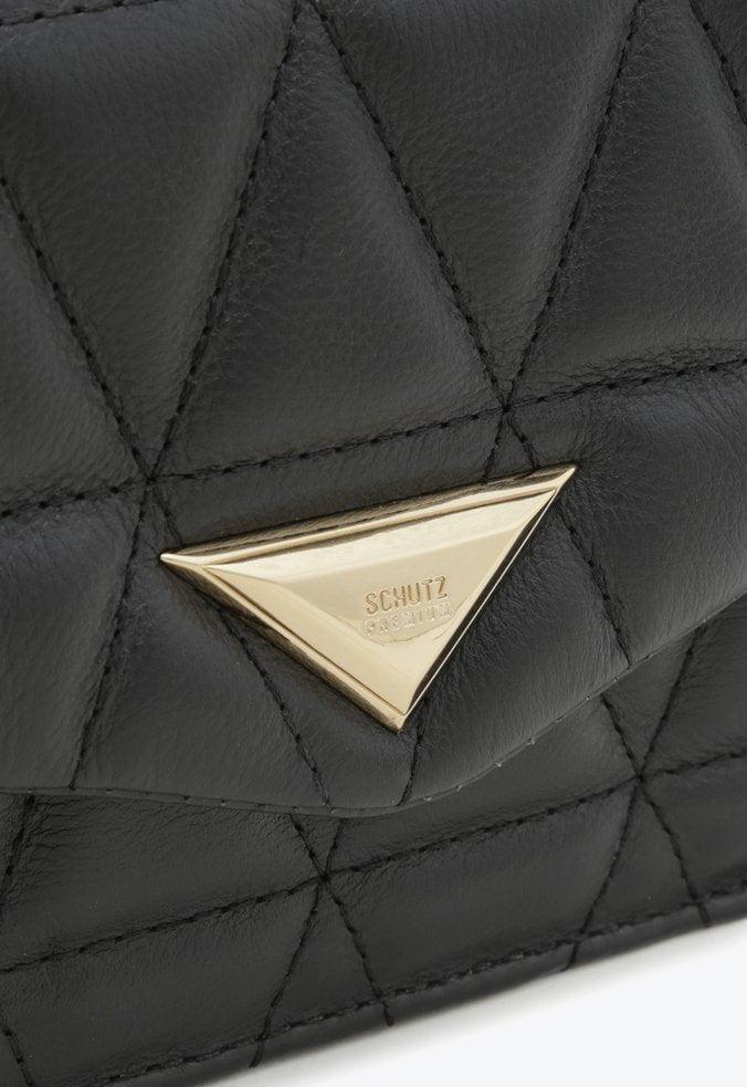 BOLSA PEQUENA TIRACOLO 944 MATELASSÊ PRETA S 50018 1206 0005 SCHUTZ - Vintedoisk