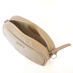 BOLSA TIRACOLO BEGE MATELASSE VERNIZ C 50001 0123 0003 ANACAPRI - Vintedoisk