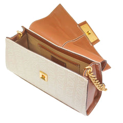 BOLSA TIRACOLO JACQUARD MEDIA NATURAL S 50018 2425 0001 SCHUTZ - Vintedoisk